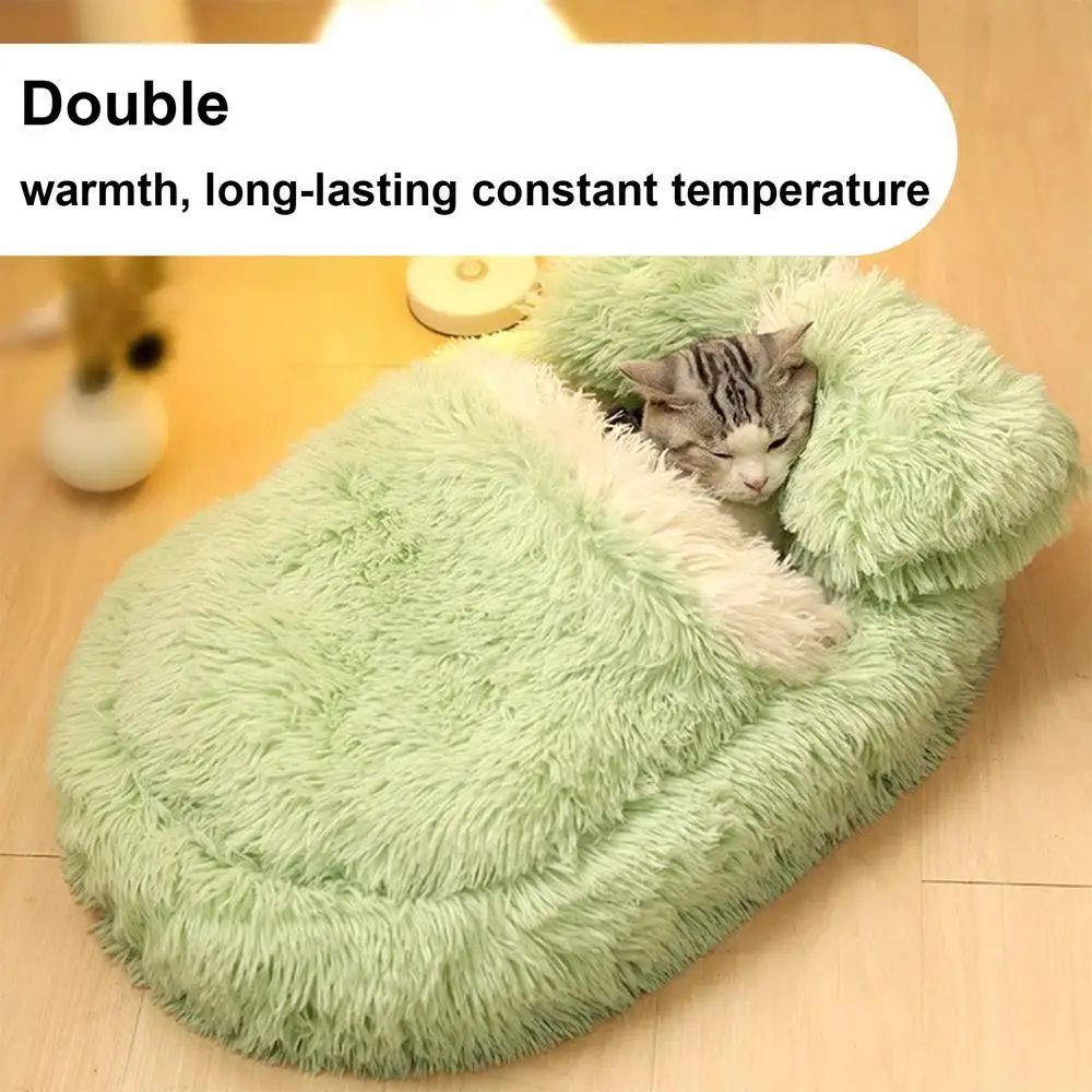The Ultimate Comfort: Fluffy Pet Beds Anti-Slip Puppy Nest
